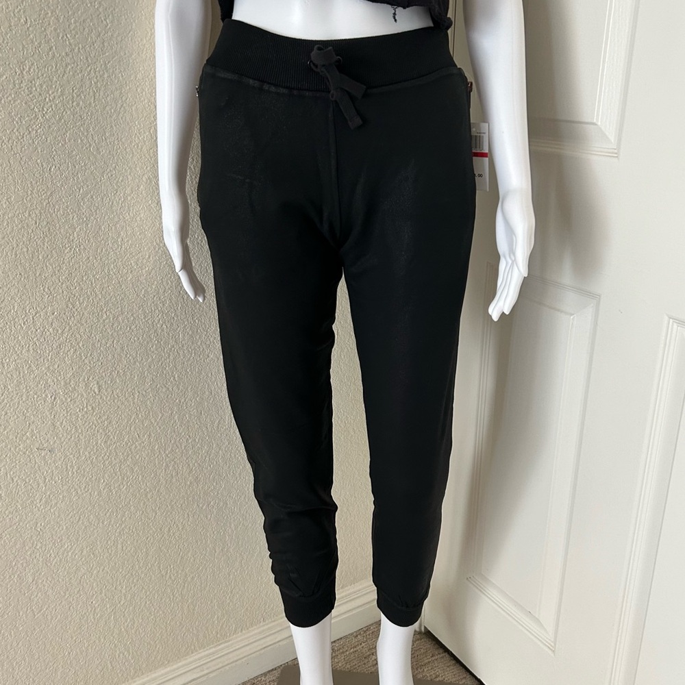 Revolve - Benjamin Jay Raven Wax Coated Jogger pants iBlack Wax- size XS - Picture 2 of 11